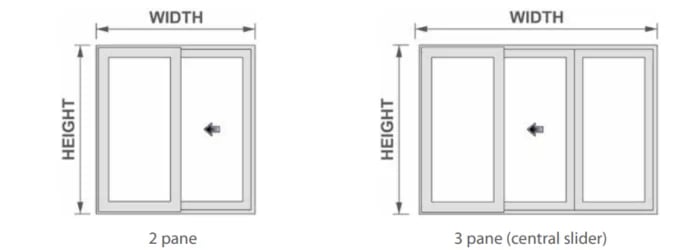 UPVC Sliding Patio Doors Configurations 1