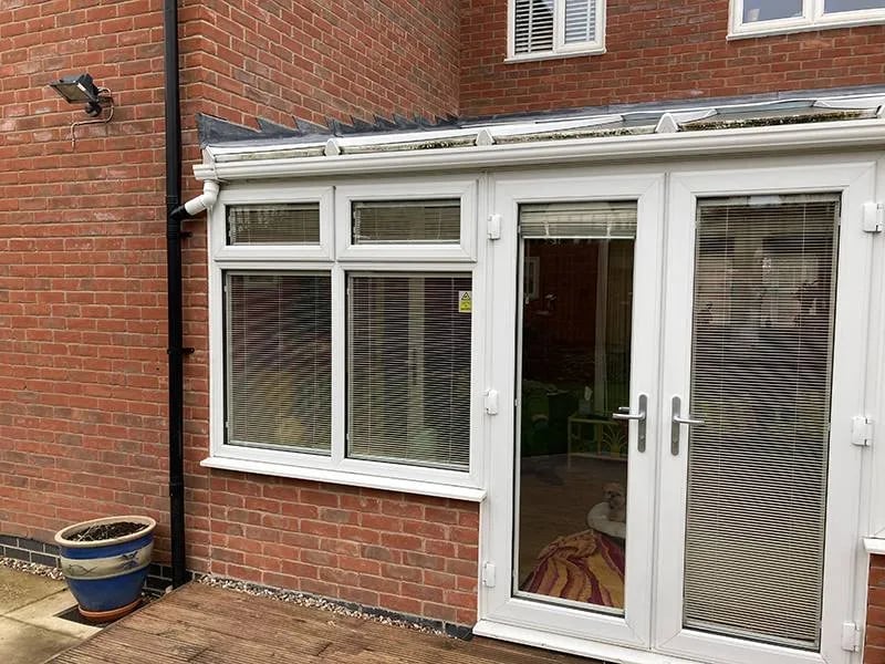 conservatory update to bifold doors