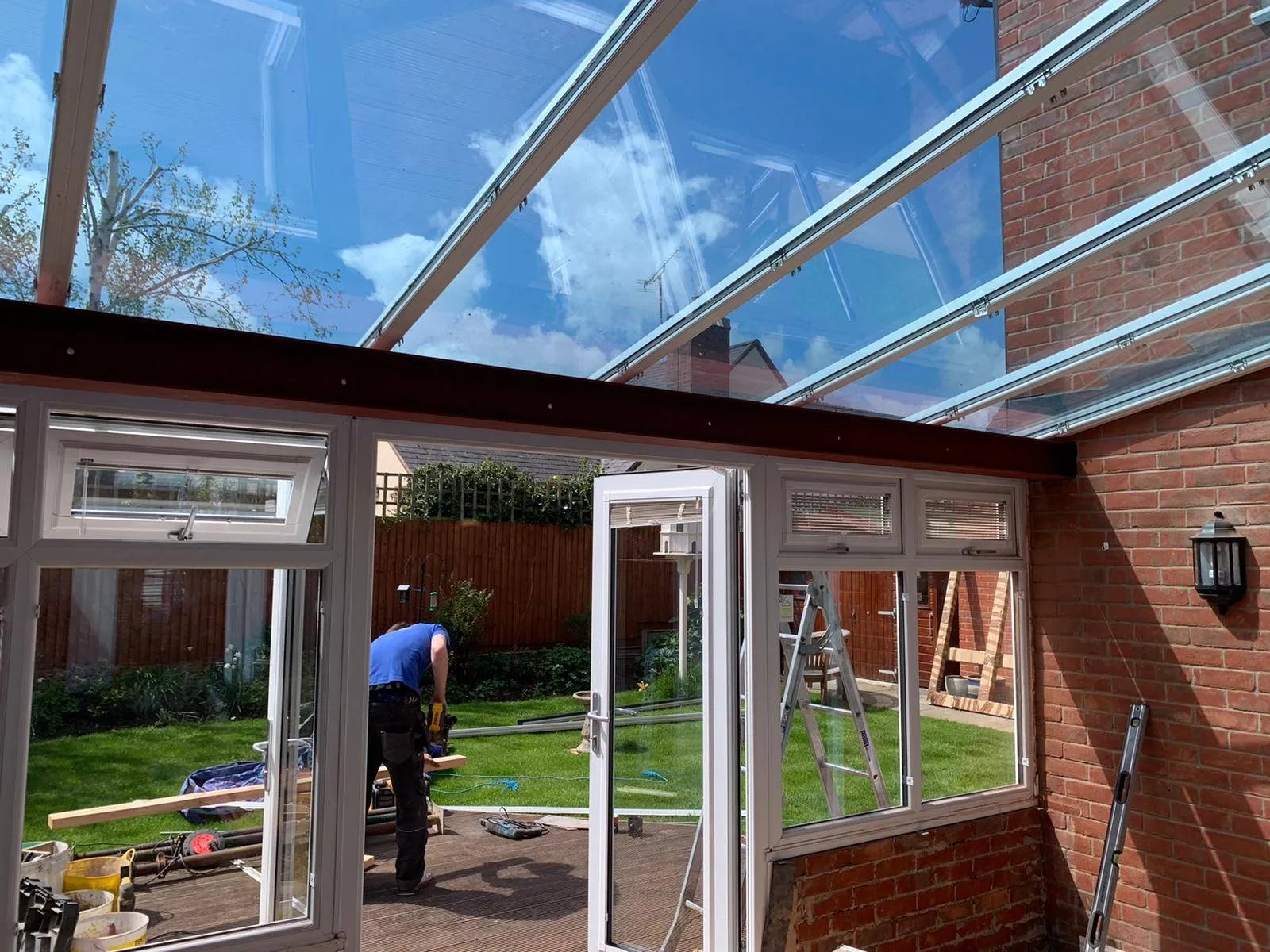 conservatory update to bifold doors 7